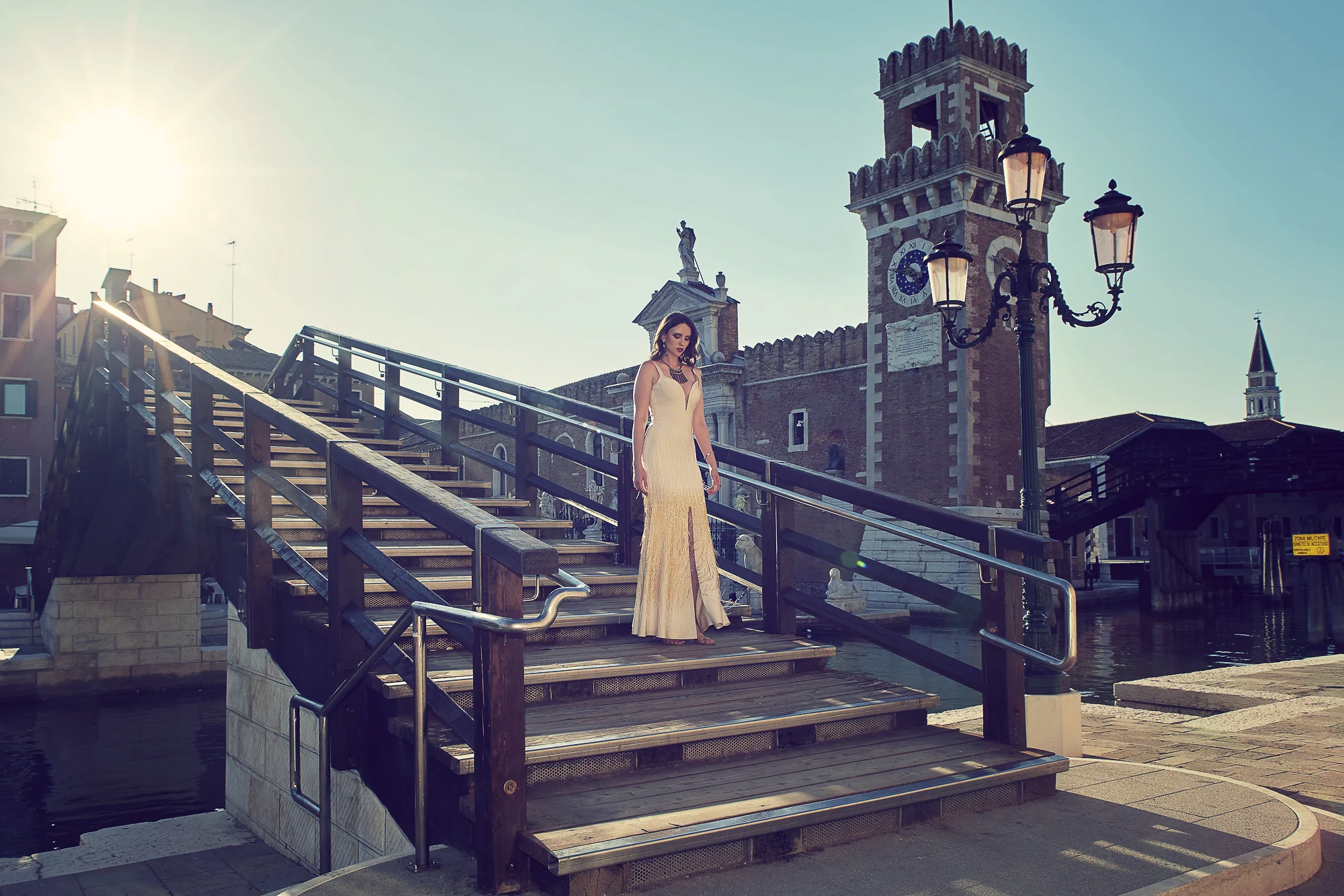 Carnival costume portrait photoshoot in Venice
